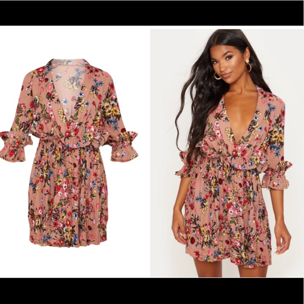 PrettyLittle Thing Floral Dress